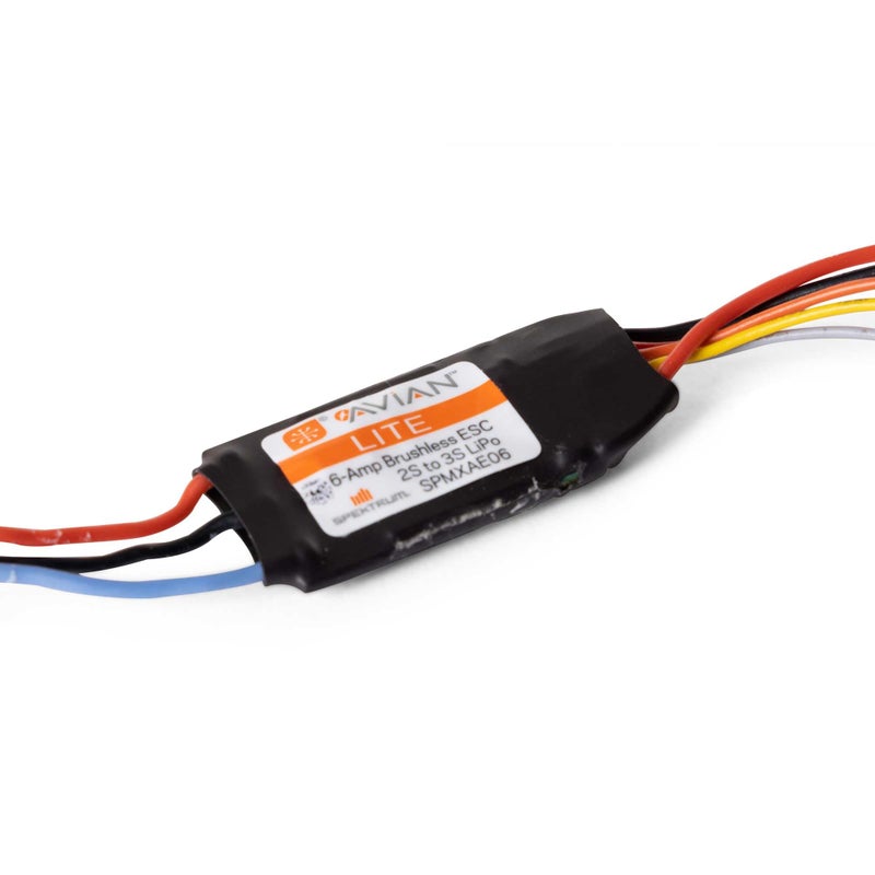 Spektrum Smart Avian 6-Amp Smart Lite BL ESC 2S-3S PH/UMX  SPMXAE06 - Image 2